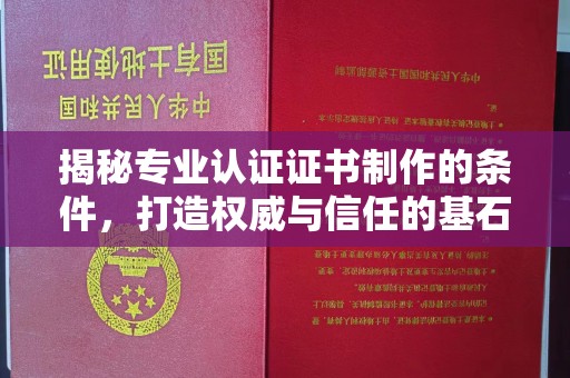 咸阳揭秘专业认证证书制作的条件，打造权威与信任的基石