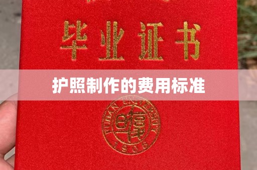 咸阳护照制作的费用标准